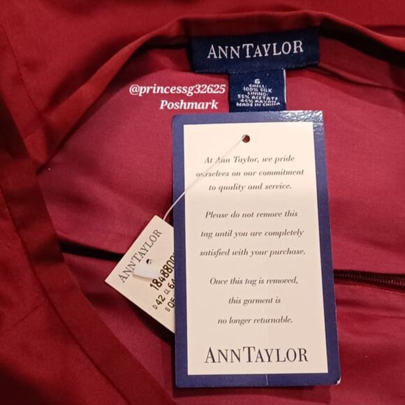 ๐๐๐ ๐๐๐๐๐๐ Maroon Silk Skirt 6 - Picture 5 of 6